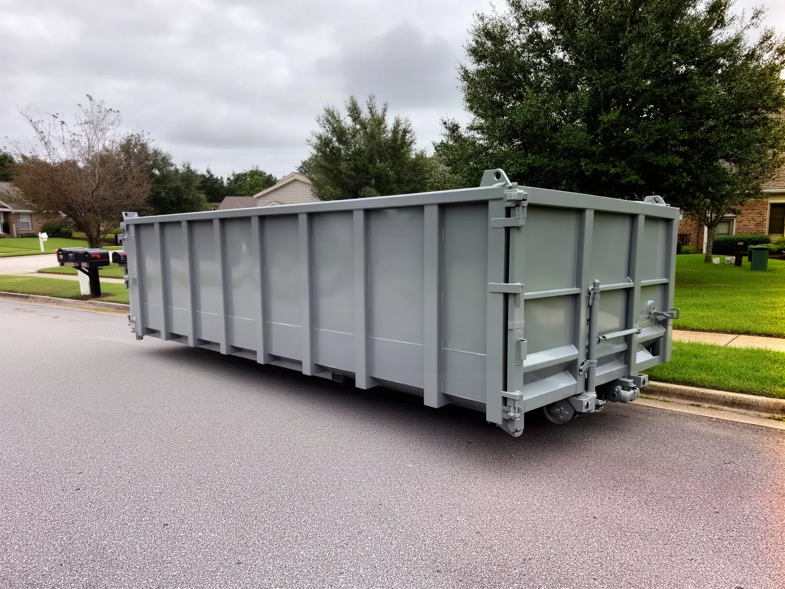Roll-off dumpster from Double E Dumpster Rental in Buda, TX